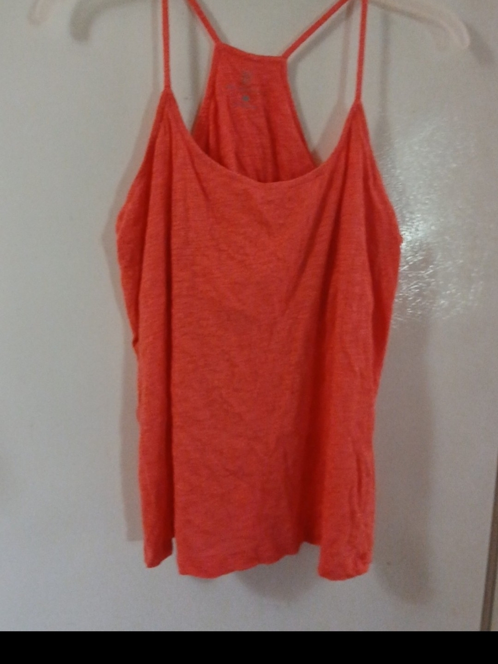 New York & Company Coral Strappy Racerback Camisole